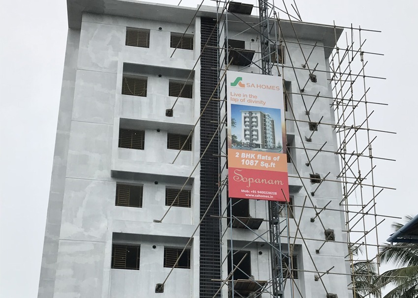 SA Homes 24/7 security cabin in flats near me in Palakkad