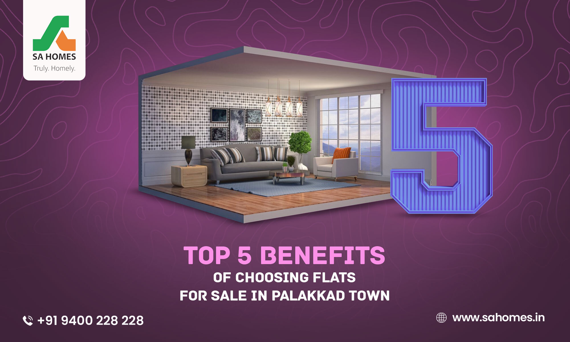 Top benefits of choosing flats for sale in Palakkad town with SA Homes providing modern apartments.